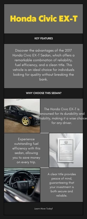 2017 Honda Civic 10th Gen - Image 2 of 16