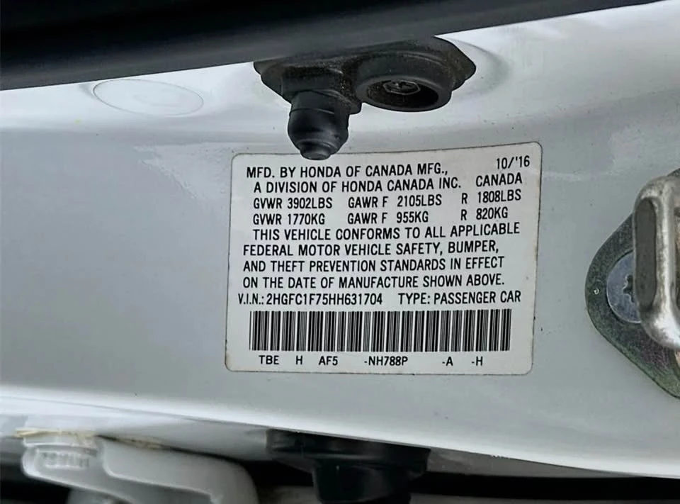 2017 Honda Civic 10th Gen - Image 16 of 16