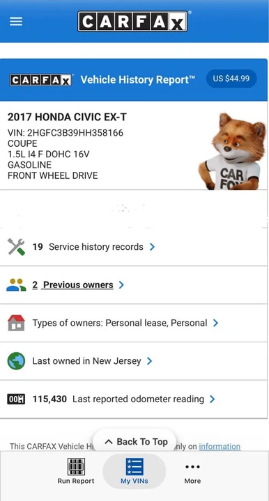 2017 Honda Civic 10th Gen - Image 17 of 17