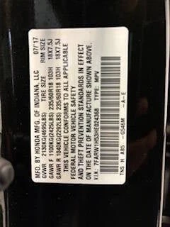 2017 Honda CR-V 5th Gen - Image 19 of 19