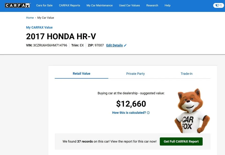 2017 Honda HR-V 2nd Gen - Image 10 of 14