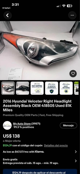 2017 Hyundai Veloster - Image 14 of 15