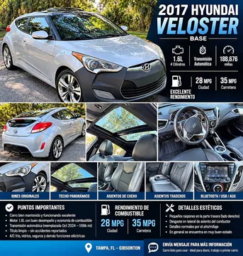 2017 Hyundai Veloster Base