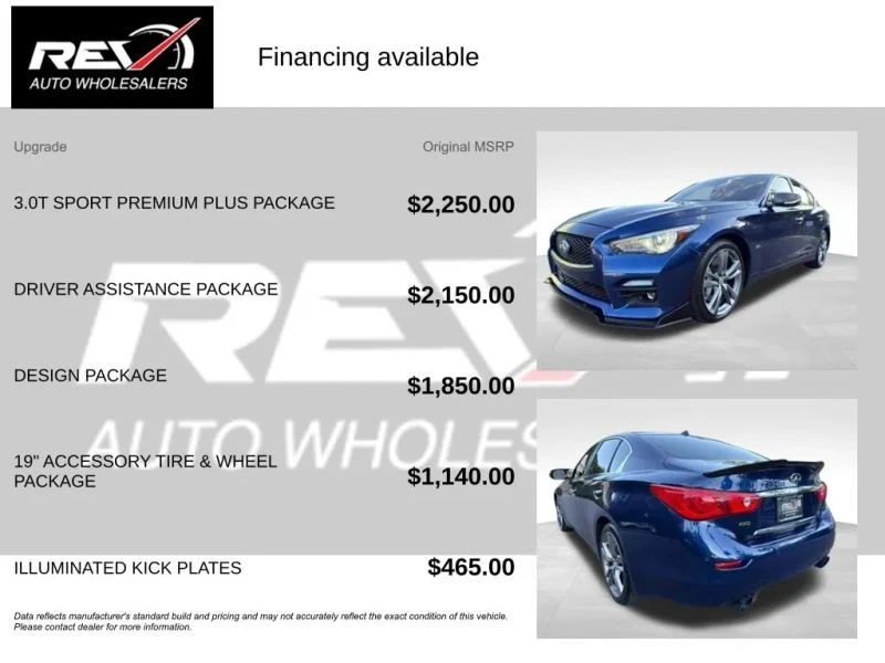 2017 Infiniti Q50 - Image 6 of 12