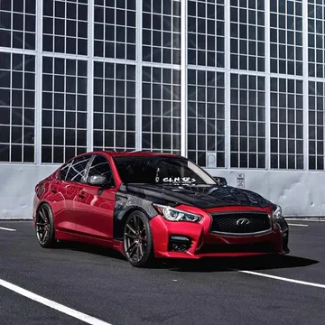 2017 Infiniti Q50 Red Sport 400 Sedan 4D