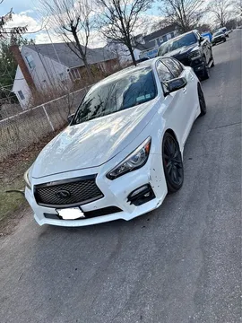 2017 Infiniti Q50 Red Sport 400 Sedan 4D