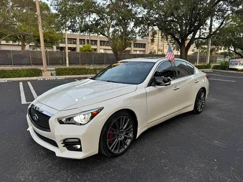 2017 Infiniti Q50 Red Sport 400 Sedan 4D