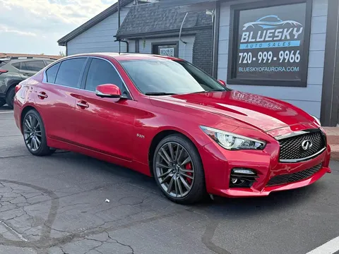 2017 Infiniti Q50 Red Sport 400 Sedan 4D