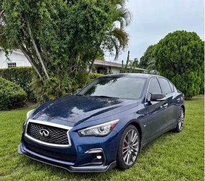 2017 Infiniti Q50 Red Sport 400 Sedan 4D