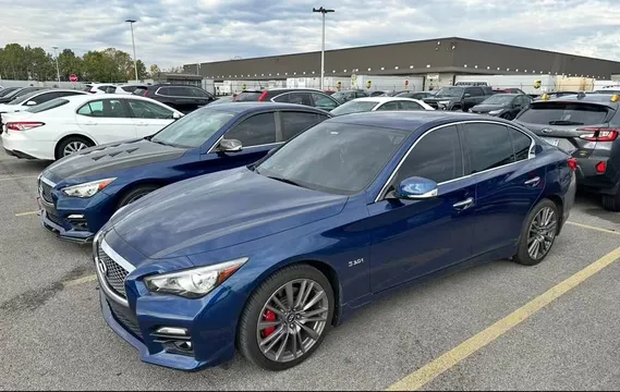 2017 Infiniti Q50 Red Sport 400 Sedan 4D