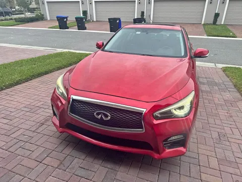 2017 Infiniti Q50 Red Sport 400 Sedan 4D