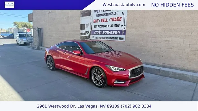 2017 Infiniti Q60 Red Sport 400 Coupe 2D