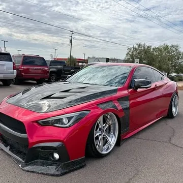 2017 Infiniti Q60 Red Sport 400
