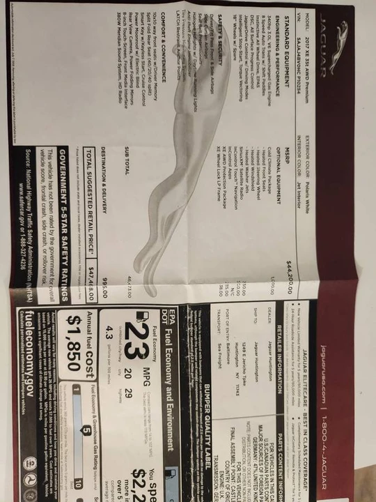 2017 Jaguar XE - Image 21 of 21