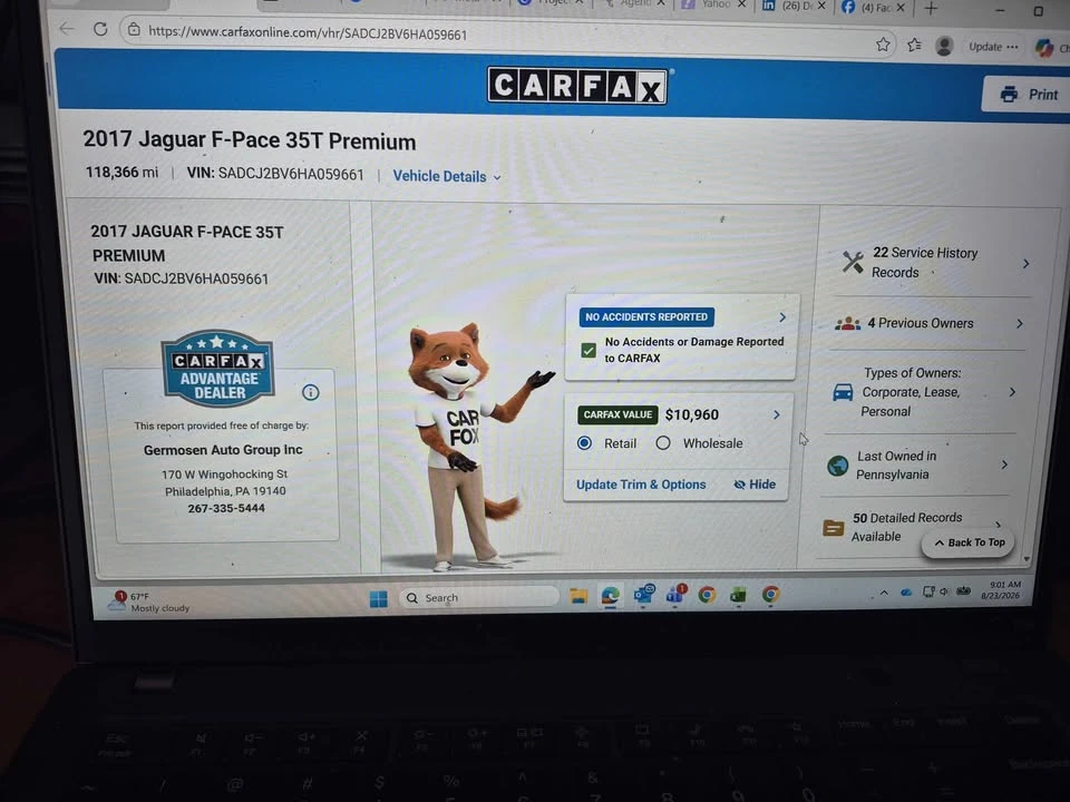 2017 Jaguar F-Pace - Image 20 of 20