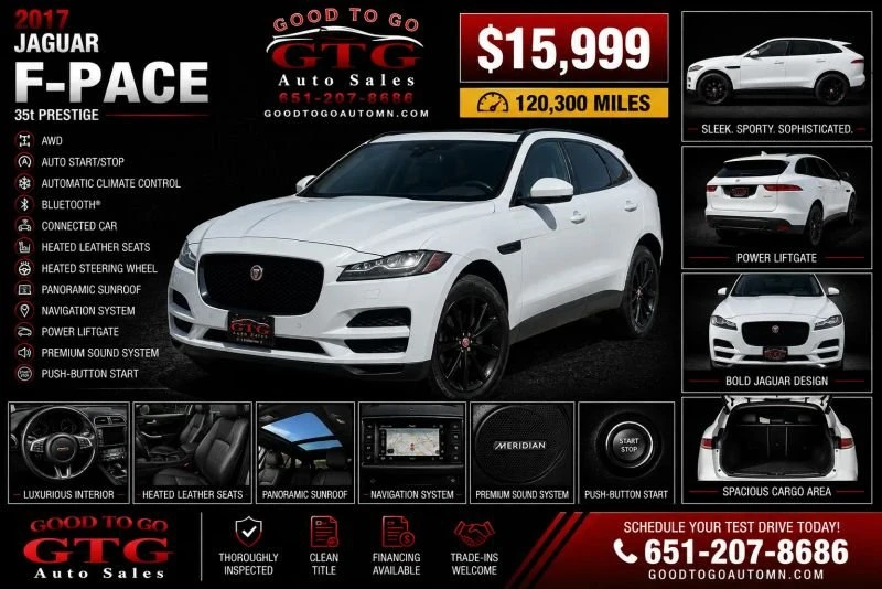 2017 Jaguar F-Pace - Image 3 of 20