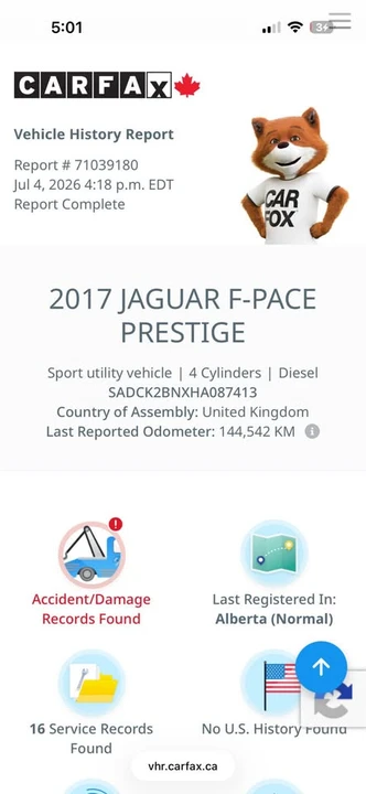 2017 Jaguar F-Pace - Image 11 of 15