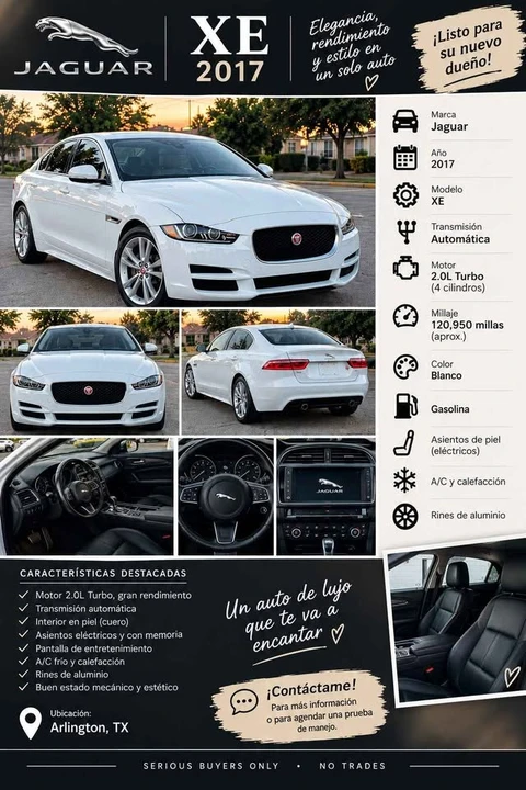 2017 Jaguar XE - Image 8 of 8