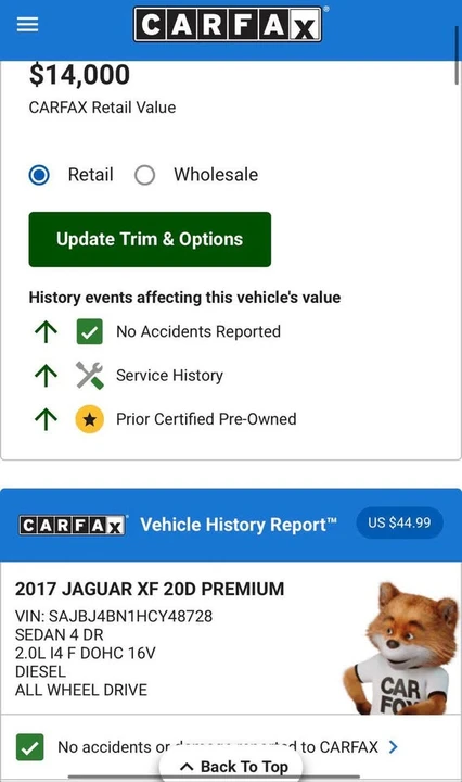 2017 Jaguar X260 XF - Image 20 of 20