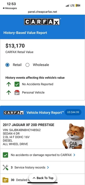2017 Jaguar X260 XF - Image 11 of 18