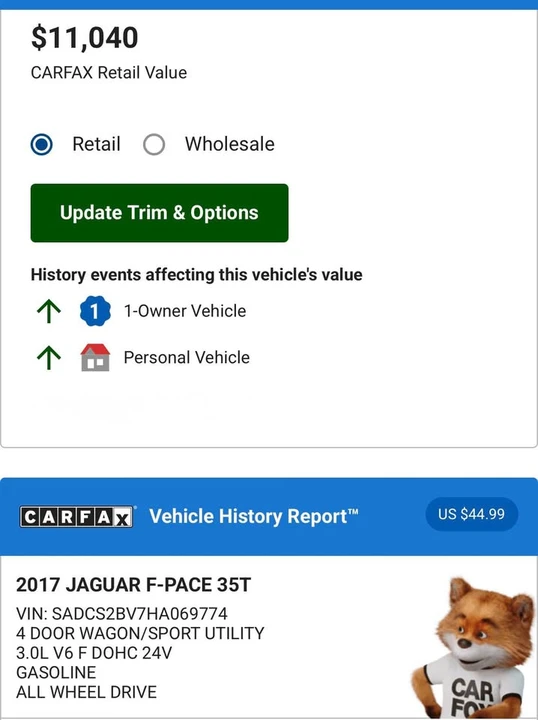 2017 Jaguar F-Pace - Image 16 of 17