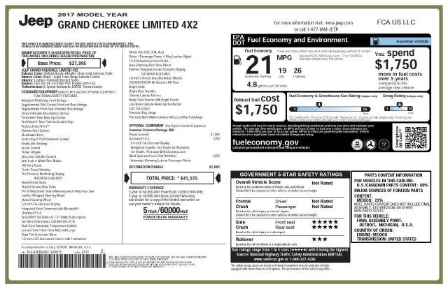 2017 Jeep WK2 Grand Cherokee - Image 3 of 31