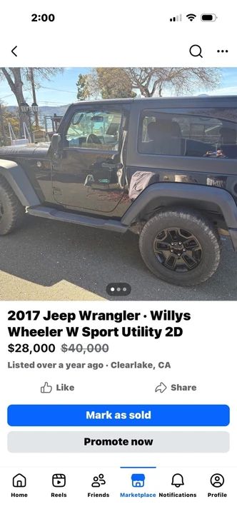 2017 Jeep JK Wrangler - Image 3 of 4