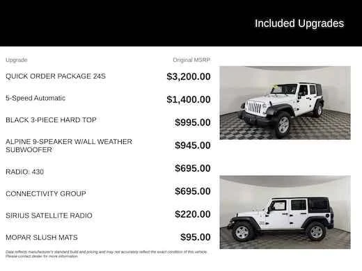 2017 Jeep JK Wrangler - Image 6 of 20