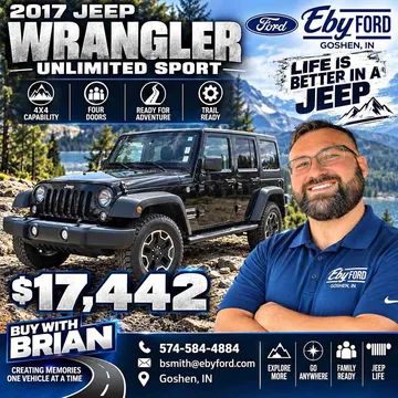 2017 Jeep Wrangler Unlimited Sport SUV 4D