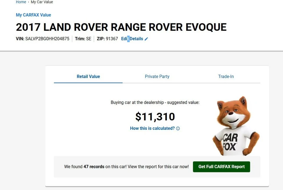 2017 Land Rover Range Rover Evoque 1st Gen - Image 19 of 19