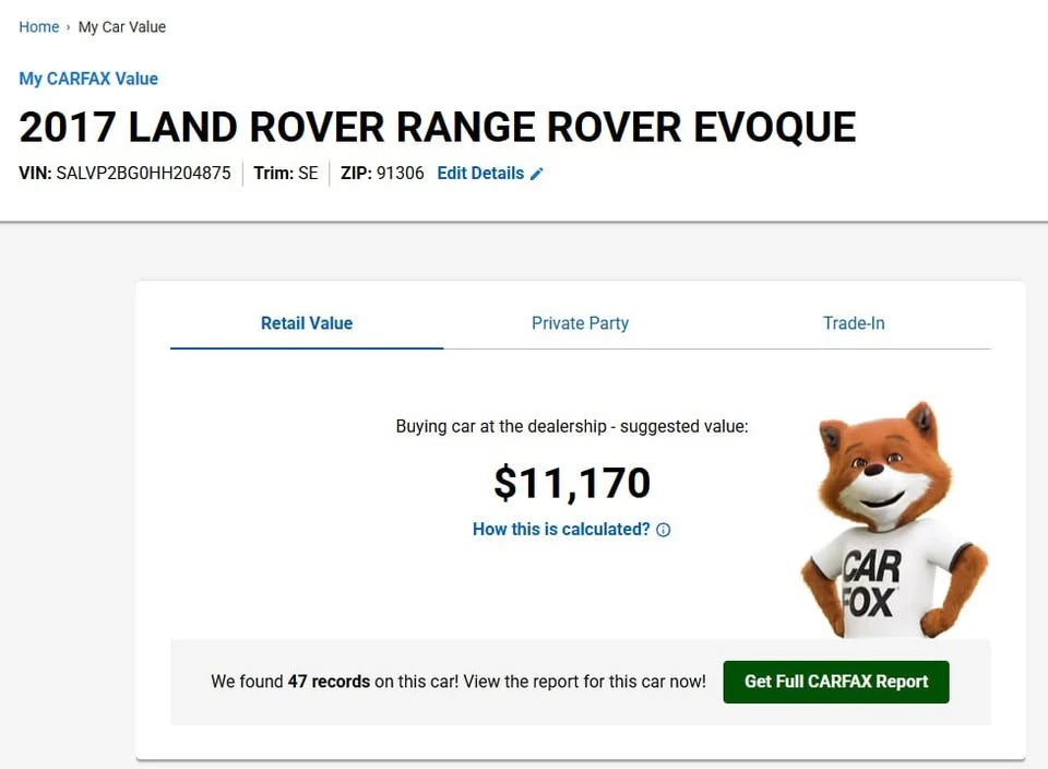 2017 Land Rover Range Rover Evoque 1st Gen - Image 18 of 19