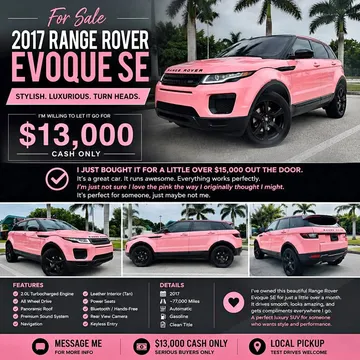 2017 Land Rover Range Rover Evoque P250 R-Dynamic S