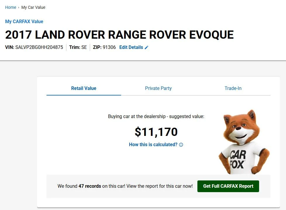 2017 Land Rover Range Rover Evoque 1st Gen - Image 18 of 19