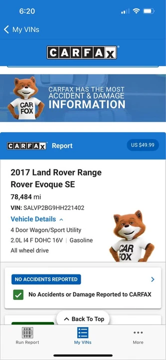 2017 Land Rover Range Rover Evoque 1st Gen - Image 8 of 8