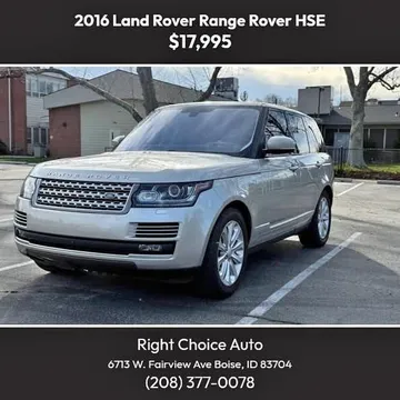 2017 Land Rover Range Rover HSE