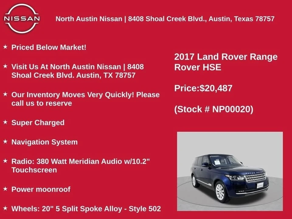2017 Land Rover Range Rover L405 - Image 13 of 18
