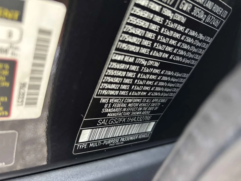 2017 Land Rover Range Rover L405 - Image 11 of 20