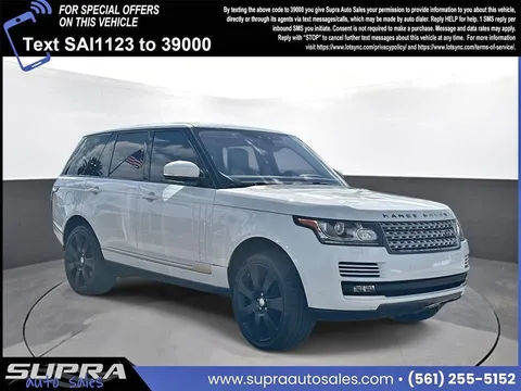 2017 Land Rover Range Rover Supercharged AWD 4dr SUV