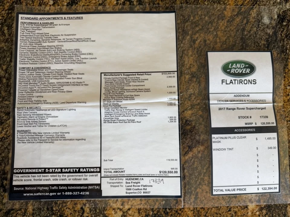 2017 Land Rover Range Rover L405 - Image 13 of 15
