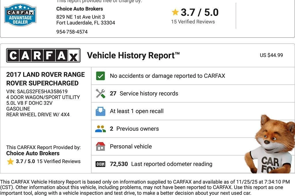 2017 Land Rover Range Rover L405 - Image 2 of 12