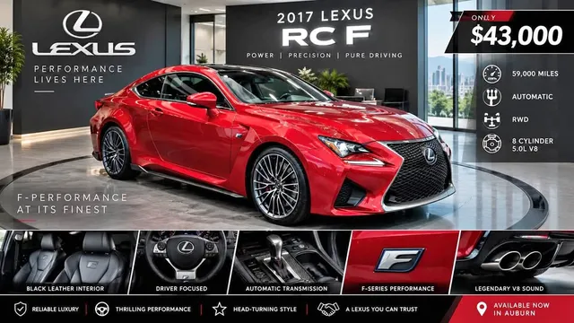 2017 Lexus RC F Coupe 2D