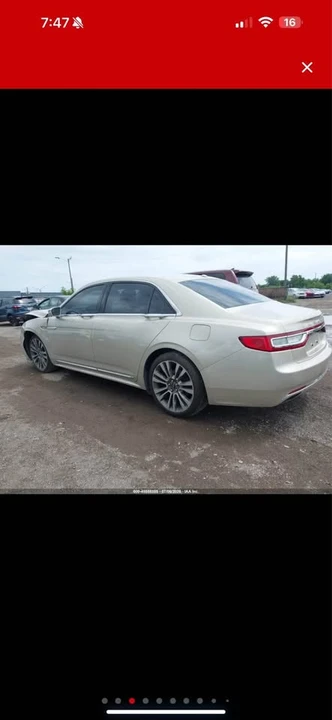 2017 Lincoln Continental 10th Gen - Image 6 of 9