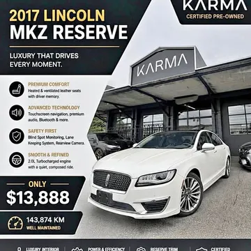 2017 Lincoln MKZ Reserve