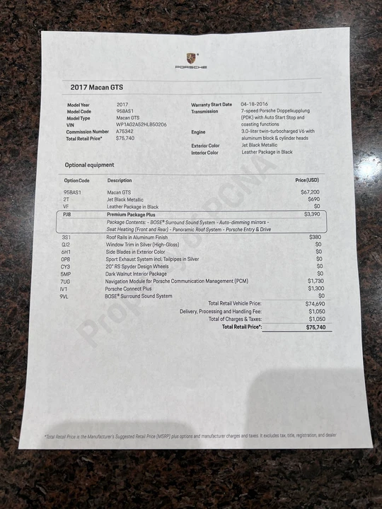 2017 Porsche Macan GTS - Image 22 of 22