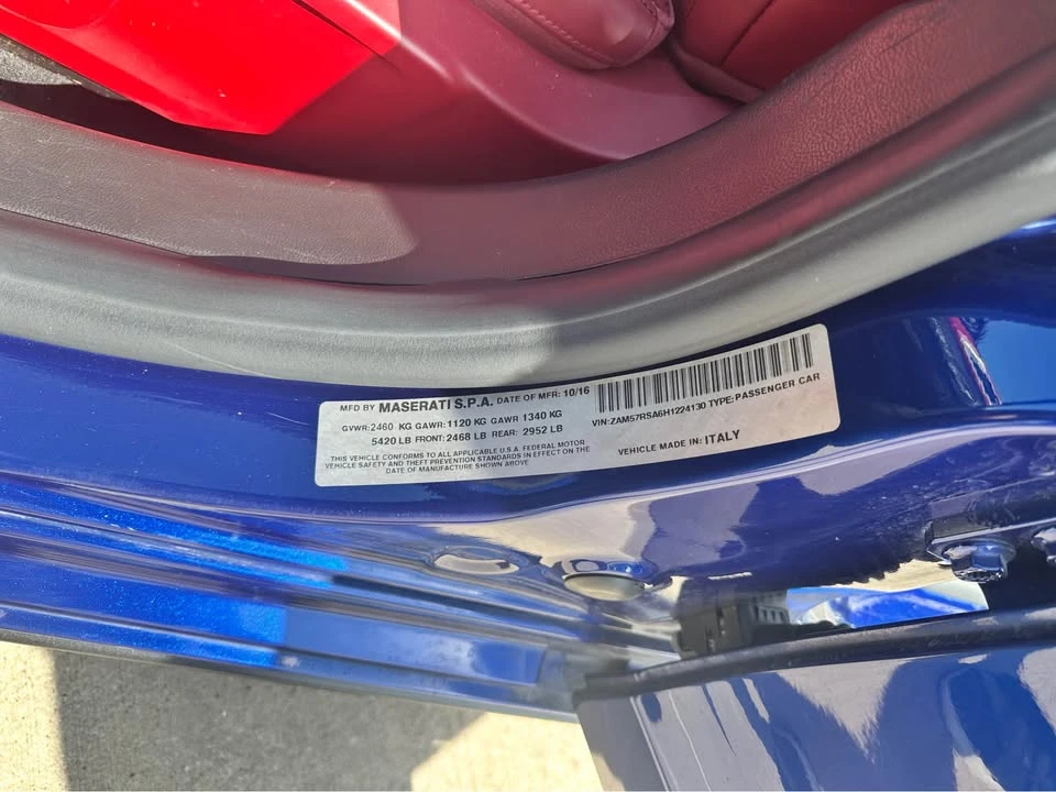 2017 Maserati Ghibli 3rd Gen - Image 12 of 14