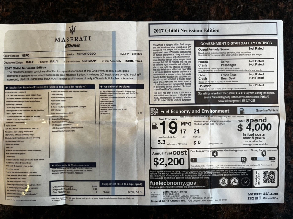 2017 Maserati Ghibli 3rd Gen - Image 5 of 31