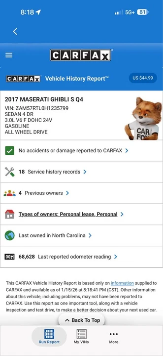 2017 Maserati Ghibli 3rd Gen - Image 20 of 20