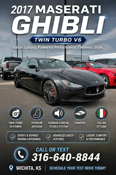 2017 Maserati Ghibli Twin Turbo V6