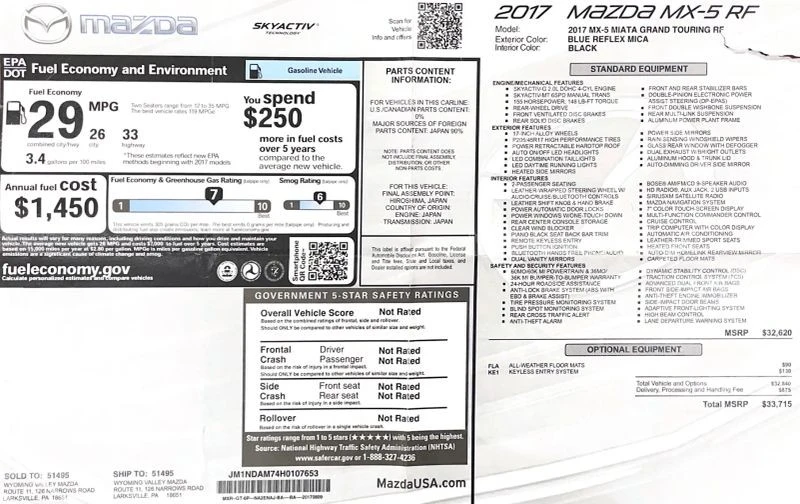 2017 Mazda ND MX-5 Miata - Image 4 of 12