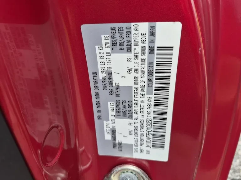 2017 Mazda ND MX-5 Miata - Image 13 of 14